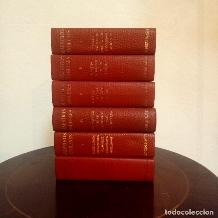Libros de segunda mano: MAESTROS INGLESES 6 vol 1961,Geoffrey Chaucer,Daniel de Foe,Jonathan Swift,Oscar Wilde,Virginia Wool