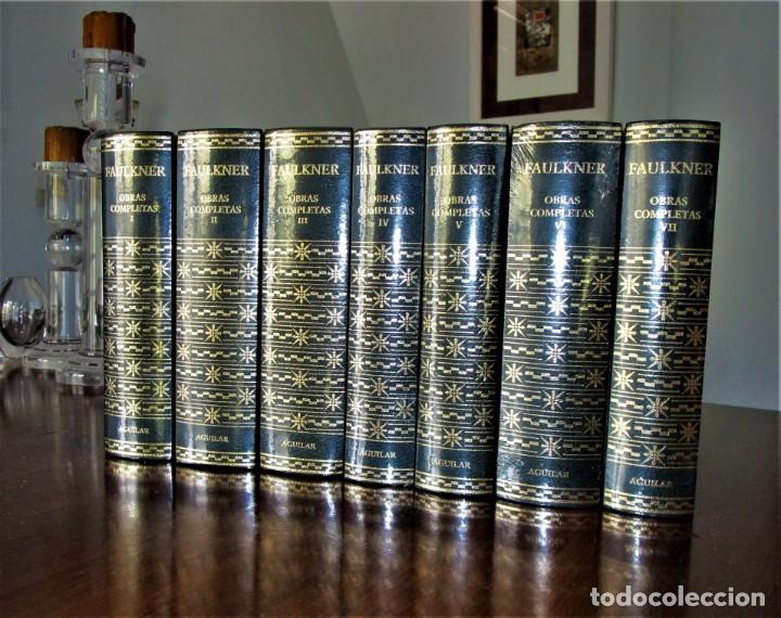 Libros de segunda mano: FAULKNER - 7 TOMOS - COMPLETA - AGUILAR 2004 - PRECINTADOS - Foto 1