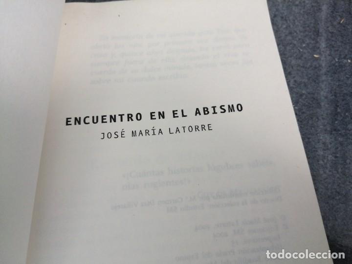 Libros de segunda mano: Libro ENCUENTRO EN EL ABISMO Jos&eacute; Mar&iacute;a Latorre ediciones SM - Foto 2