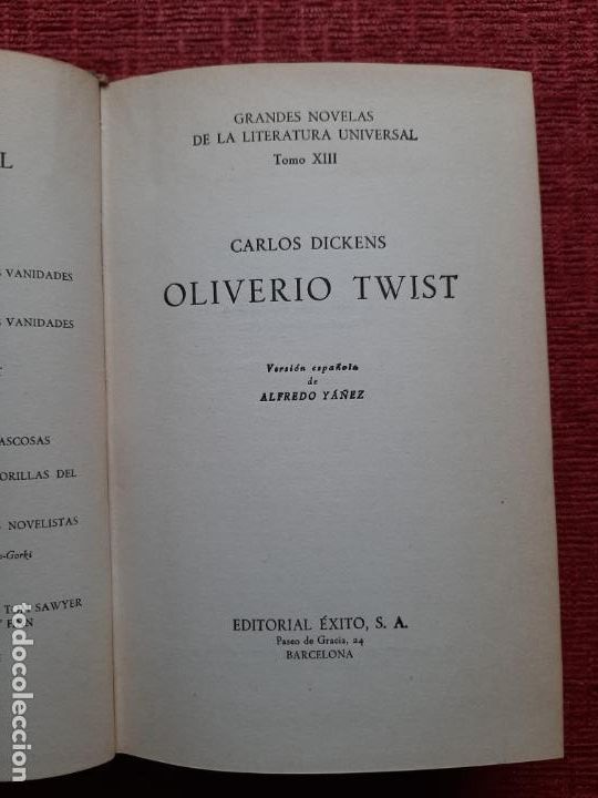 Libros de segunda mano: Oliverio Twist - Dickens, Carlos - Foto 1
