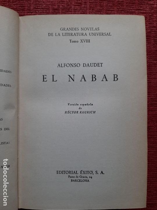Libros de segunda mano: El nabab - Daudet, Alfonso - Foto 1