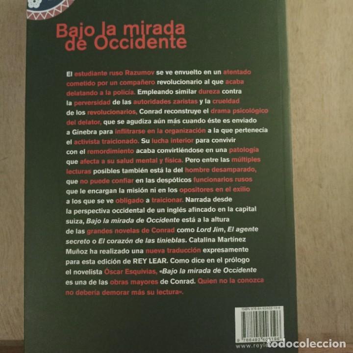 Libros de segunda mano: BAJO LA MIRADA DE OCCIDENTE. JOSEPH CONRAD. EDITA REY LEAR. 2008 - Foto 2