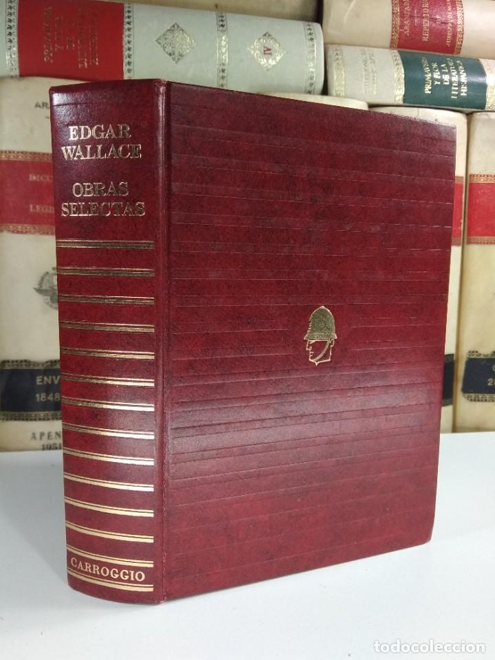 Libros de segunda mano: OBRAS SELECTAS. WALLACE, Edgar. Editorial Carroggio. A&ntilde;o 1985. - Foto 1