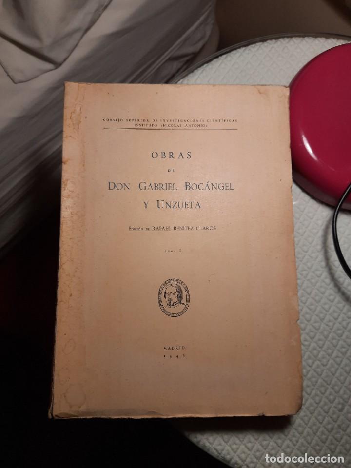 Libros de segunda mano: Obras de don Gabriel Boc&aacute;ngel y Unzueta - Foto 1