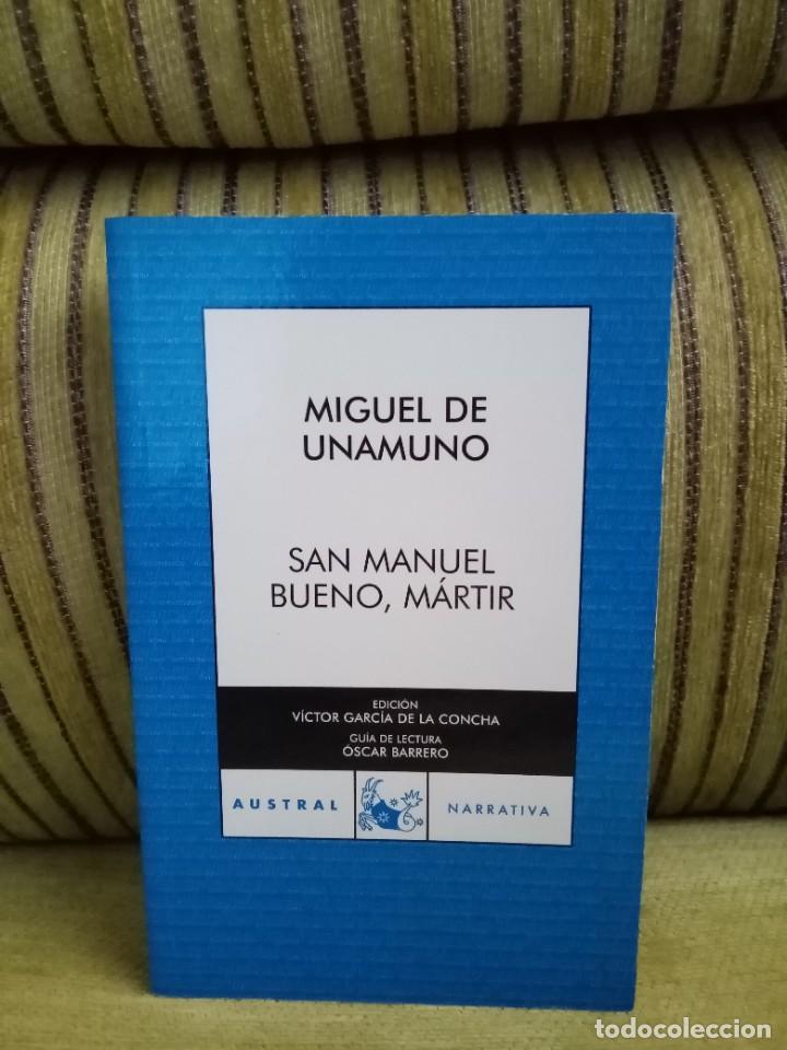 Libros de segunda mano: SAN MANUEL BUENO M&Aacute;RTIR - Foto 1