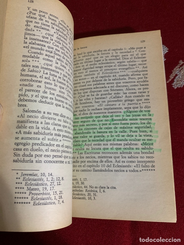 Libros de segunda mano: Elogio de la locura. Erasmo de Rotterdam. - Foto 6