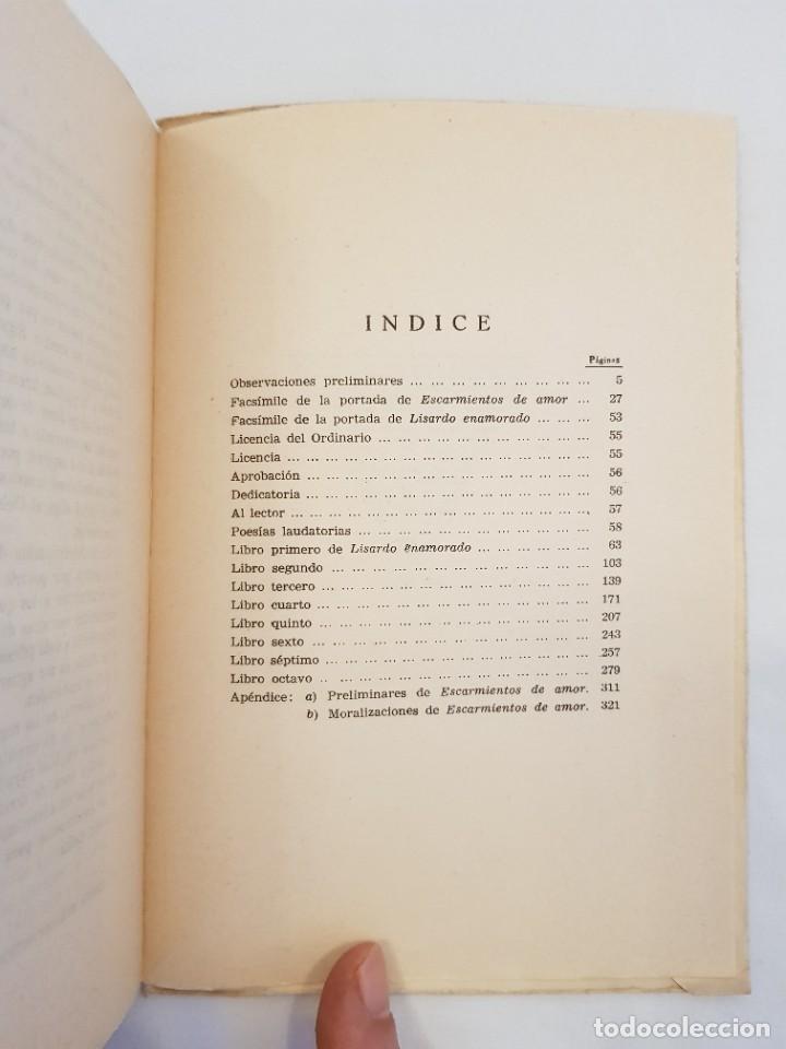 Libros de segunda mano: 1a ed. Lisardo enamorado. Alonso de Castillo Sol&oacute;rzano. - Foto 4