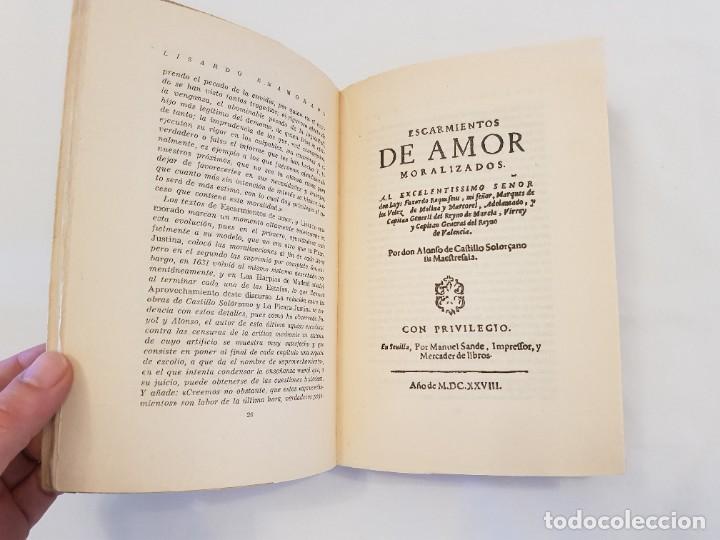 Libros de segunda mano: 1a ed. Lisardo enamorado. Alonso de Castillo Sol&oacute;rzano. - Foto 5