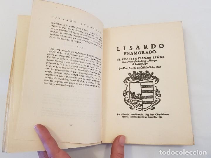 Libros de segunda mano: 1a ed. Lisardo enamorado. Alonso de Castillo Sol&oacute;rzano. - Foto 6