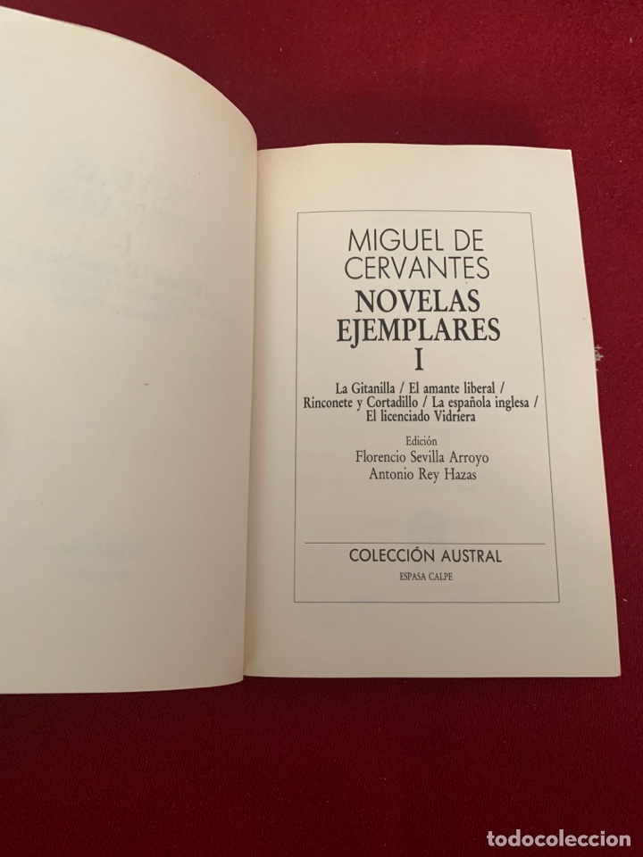 Libros de segunda mano: Novelas ejemplares. Tomo I. Miguel de Cervantes. - Foto 4