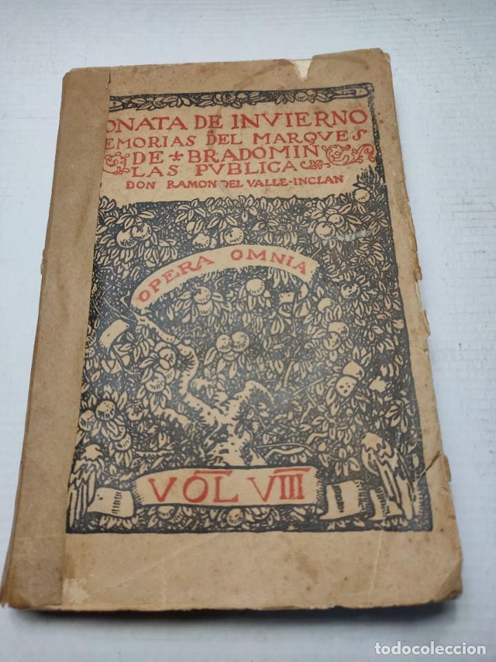 Libros de segunda mano: Libro Sonata de Invierno Opera Omnia de Valle Incl&aacute;n 1941 - Foto 1