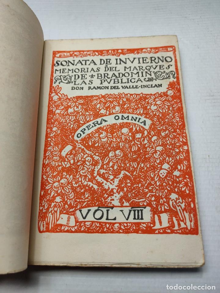 Libros de segunda mano: Libro Sonata de Invierno Opera Omnia de Valle Incl&aacute;n 1941 - Foto 4