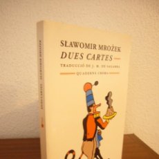 Libros de segunda mano: SLAWOMIR MROZEK: DUES CARTES I ALTRES RELATS (QUADERNS CREMA, 1997) PERFECTE ESTAT. Lote 312588498
