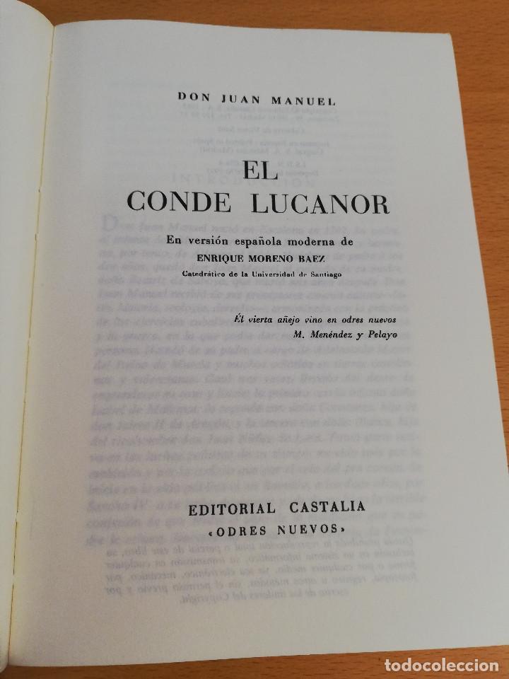 Libros de segunda mano: EL CONDE LUCANOR (DON JUAN MANUEL) - Foto 3