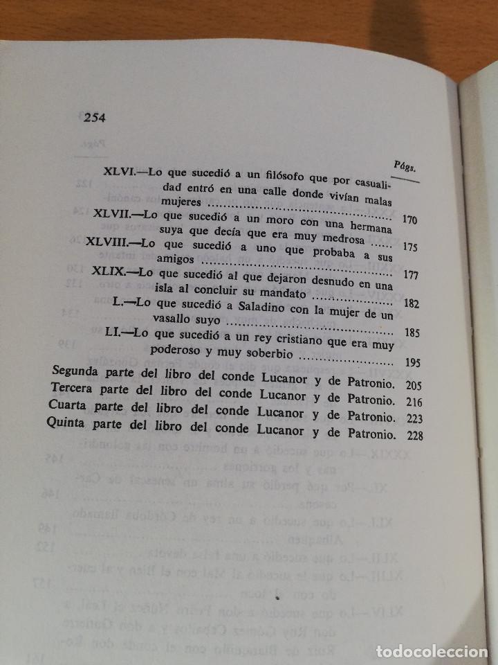 Libros de segunda mano: EL CONDE LUCANOR (DON JUAN MANUEL) - Foto 7