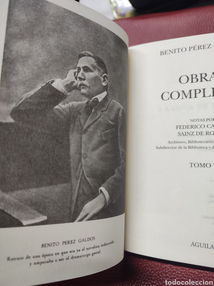 Libros de segunda mano: P&eacute;rez Gald&oacute;s Aguilar Obras completas Tomo V 2003 - Foto 7