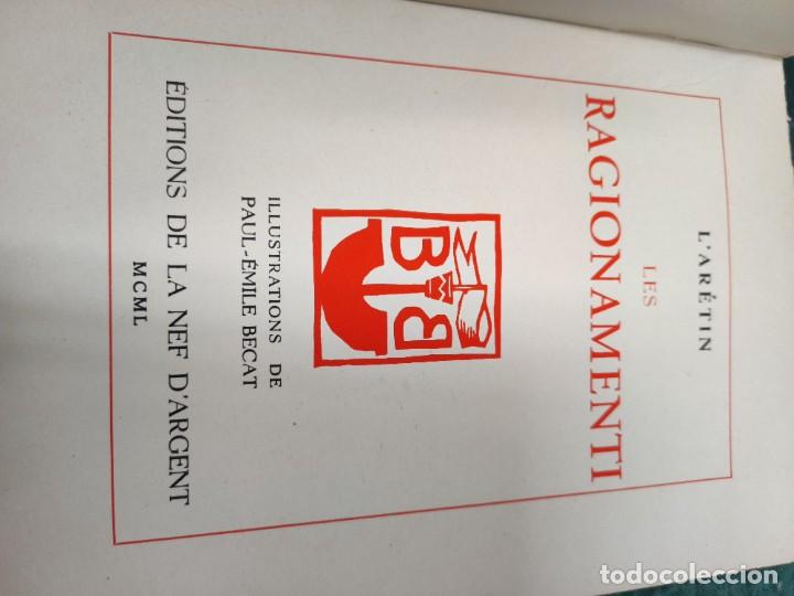 Libros de segunda mano: Les Racionamenti. LAretin. - Foto 4
