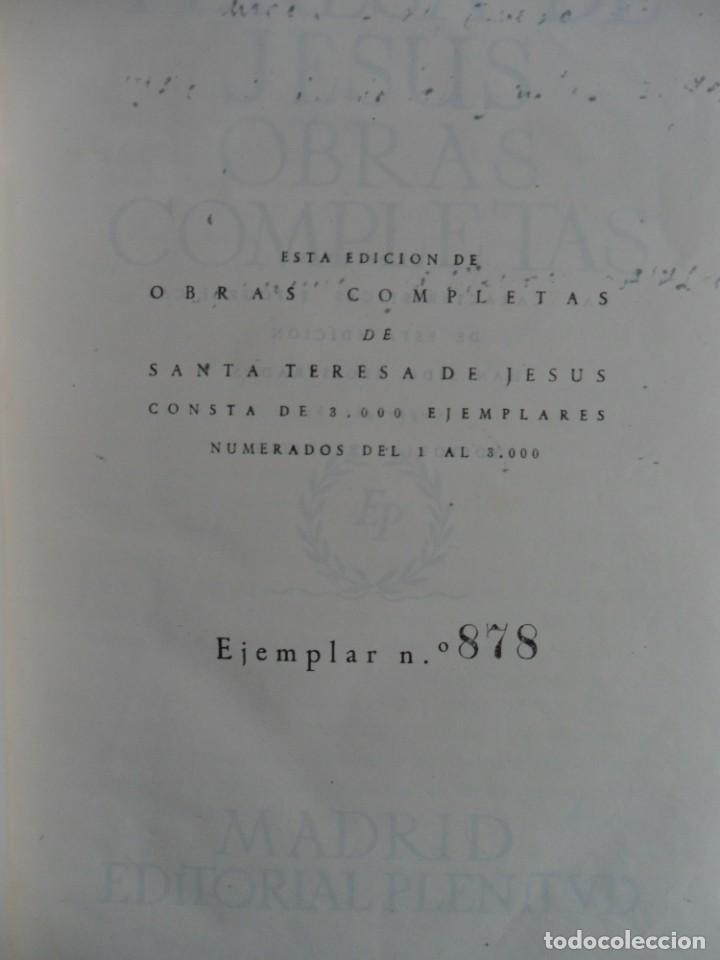 Libros de segunda mano: Teresa de Jes&uacute;s. Obras Completas. Editorial Plenitud. Mdrid. - Foto 4