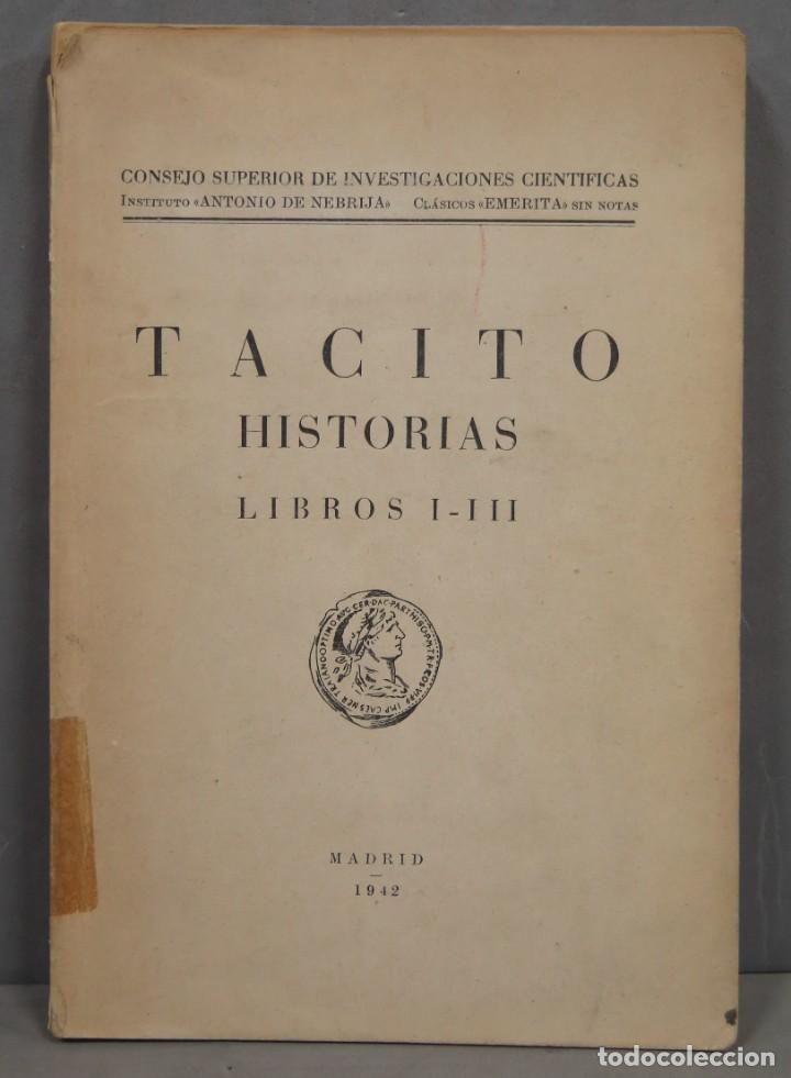 Libros de segunda mano: T&aacute;cito. historias libros I-III - Foto 1
