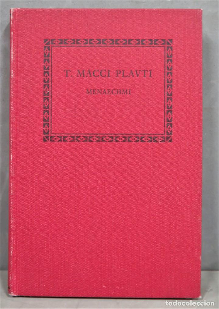 Libros de segunda mano: MENAECHMI. PLAUTI. Jones - Foto 1