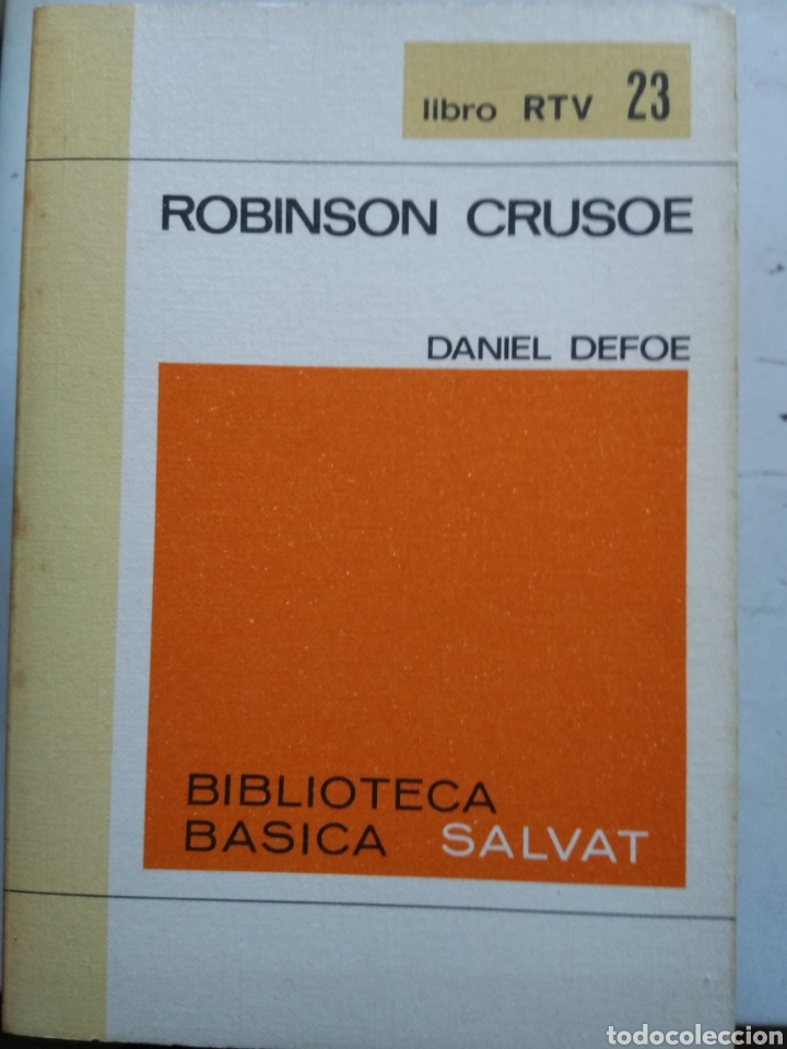 Libros de segunda mano: ROBINSON CRUSOE/DANIEL DEFOE - Foto 1