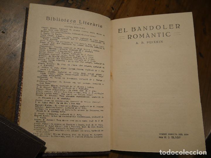 Libros de segunda mano: A. S. Puixkin, El bandoler rom&egrave;ntic, en catalan. - Foto 1