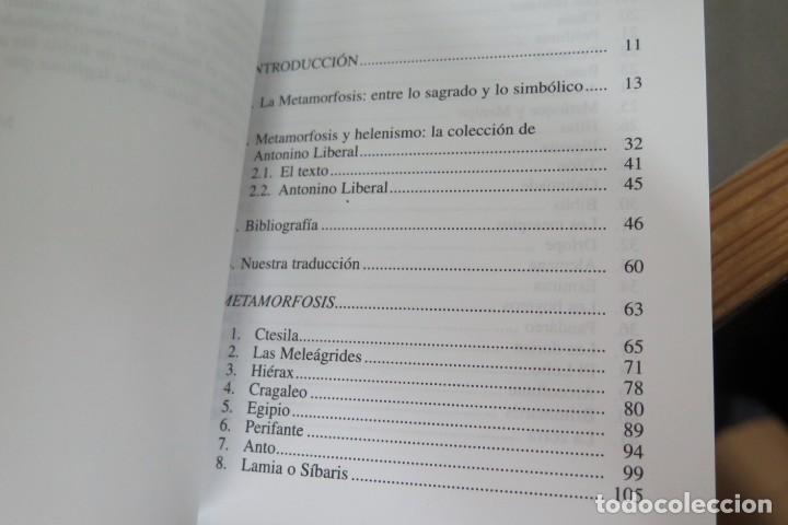 Libros de segunda mano: METAMORFOSIS. LIBERAL - Foto 2