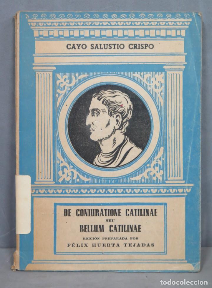 Libros de segunda mano: DE CONJURATIONE CATILINAE. SALUSTIO CRISPO - Foto 1