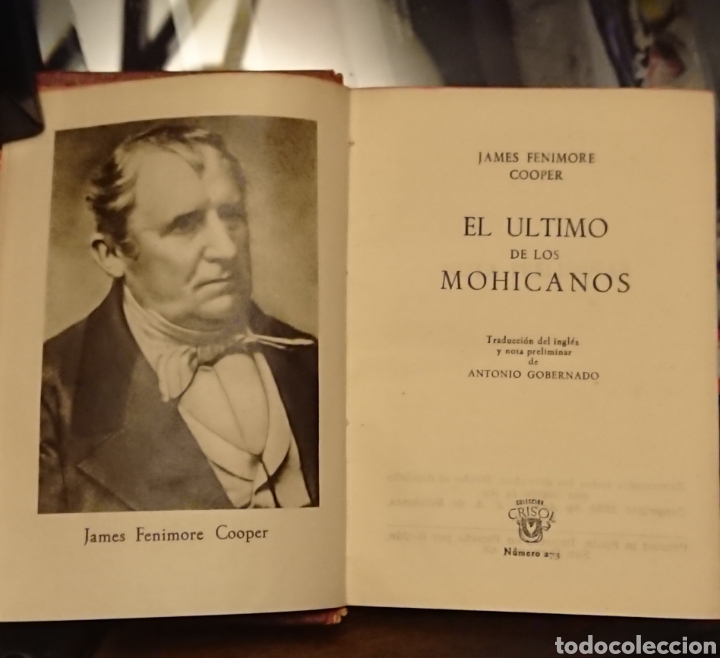 Libros de segunda mano: El ultimo de los Mohicanos. Aguilar. 1 Ed. 1950 - Foto 1