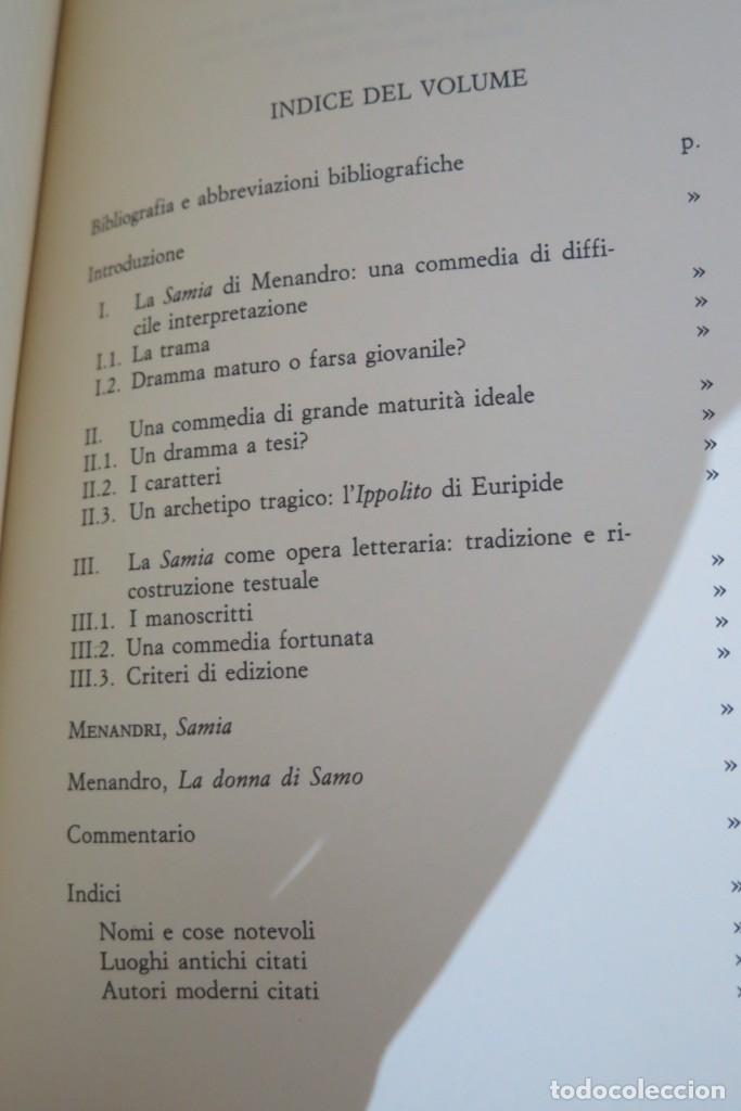 Libros de segunda mano: La donna di Samo. MENANDRO - Foto 4