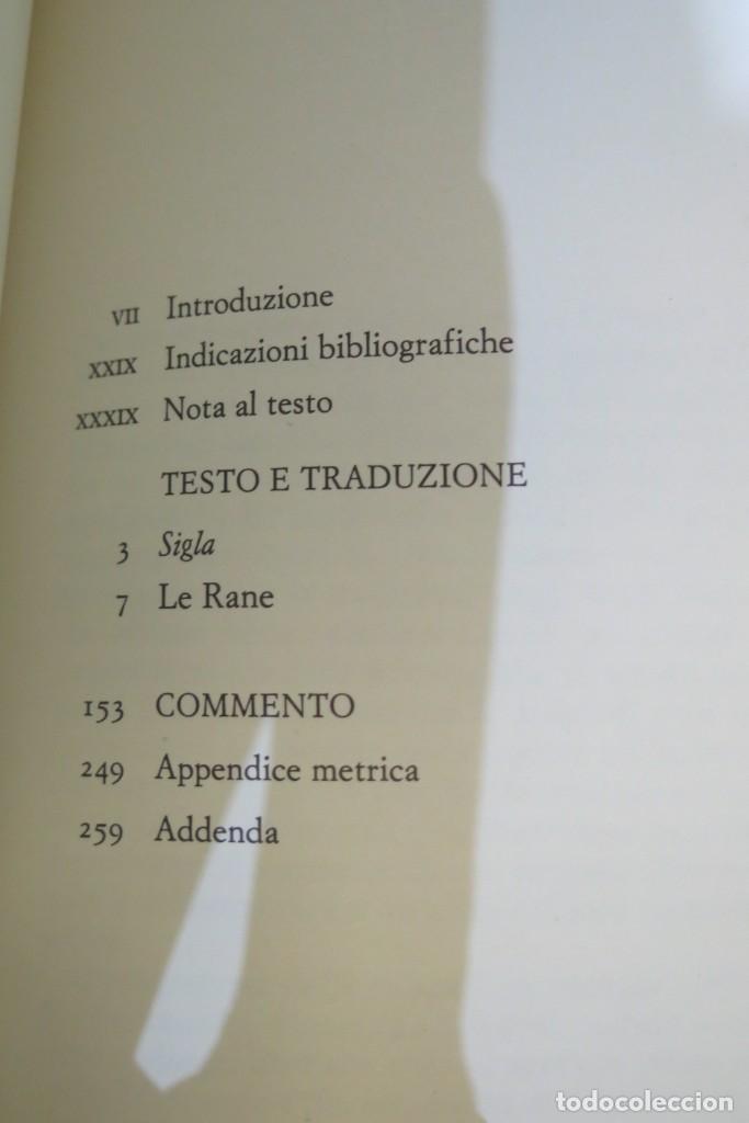 Libros de segunda mano: 1994.- LE RANE. ARISTOFANE - Foto 3