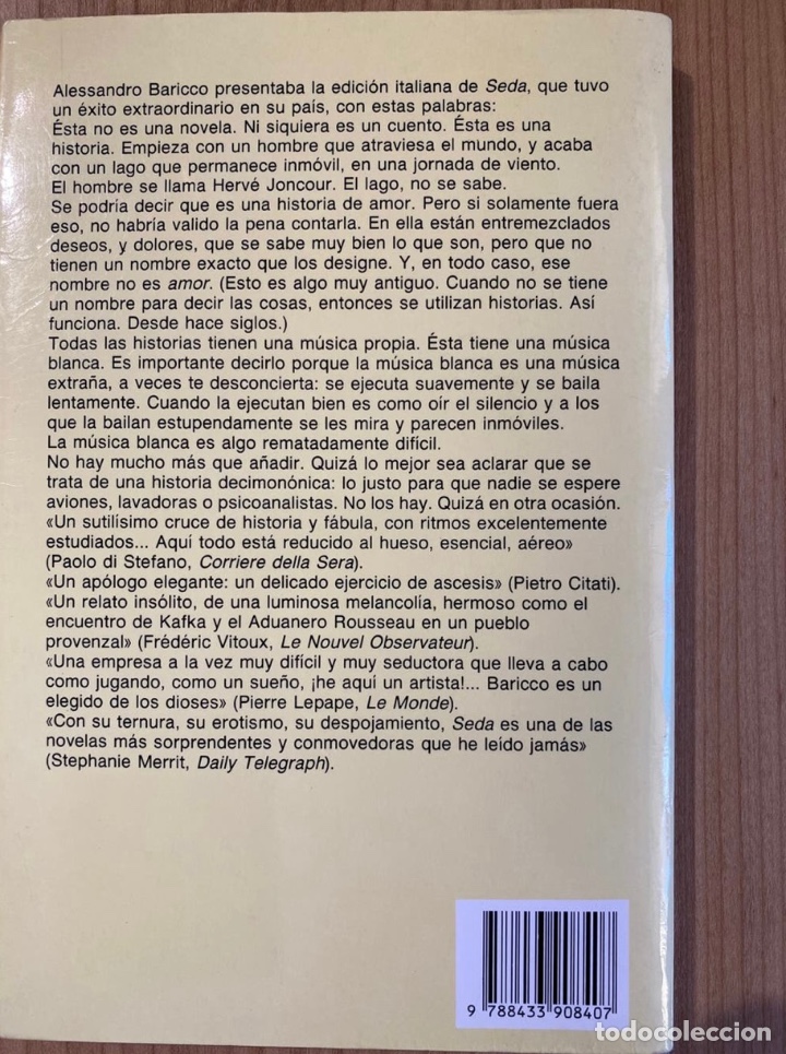 Libros de segunda mano: SEDA | Alessandro Baricco - Foto 2