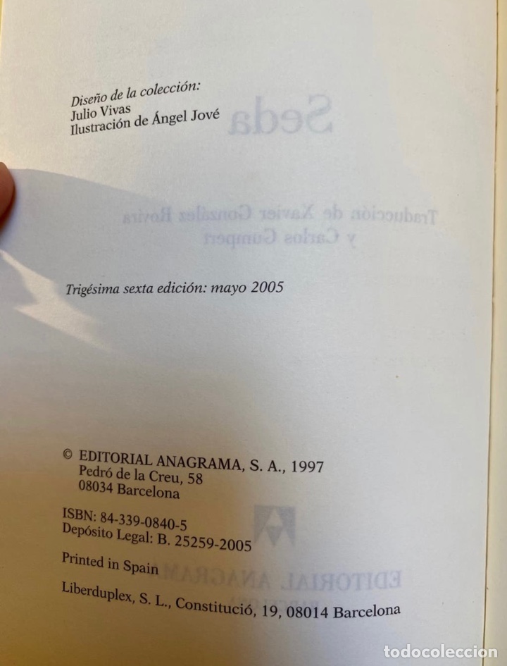 Libros de segunda mano: SEDA | Alessandro Baricco - Foto 3