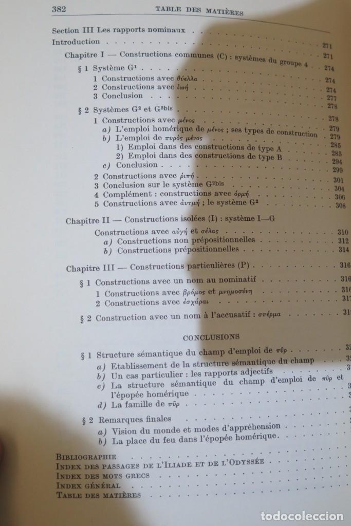 Libros de segunda mano: LE FEU DANS L&acute;ILLIADE ET L&acute;ODYSEE. GRAZ - Foto 6