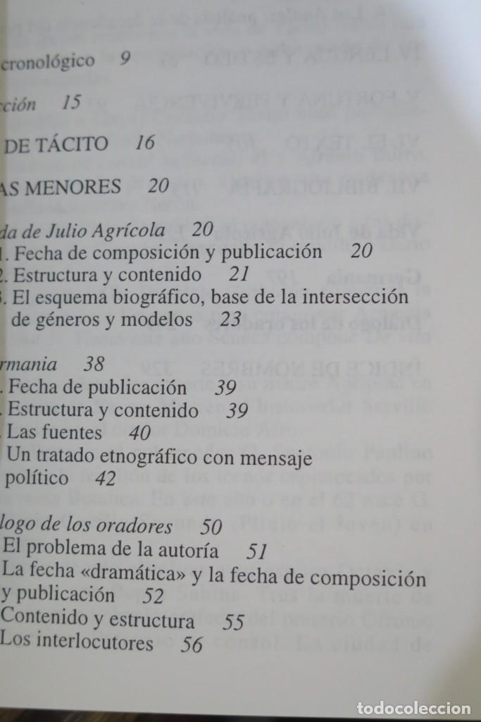Libros de segunda mano: VIDA JULIO AGRICOLA GERMANIA. TACITO - Foto 2