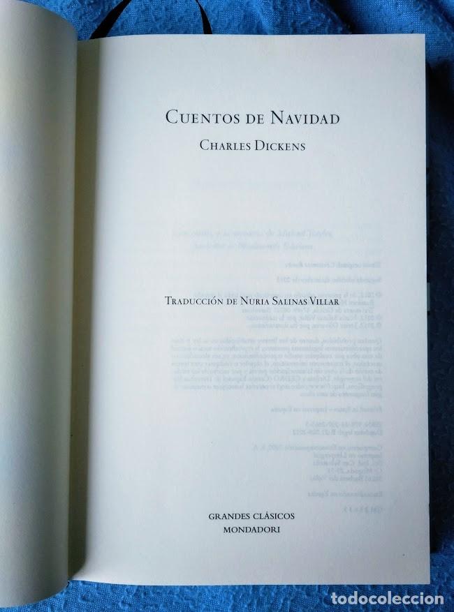 Libros de segunda mano: Cuentos de Navidad. Charles Dickens. Mondadori, 2012 - Foto 4