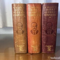 Libros de segunda mano: OBRAS COMPLETAS VICENTE BLASCO IBAÑEZ 1946 PRIMERA EDICIÓN AGUILAR. Lote 316344118