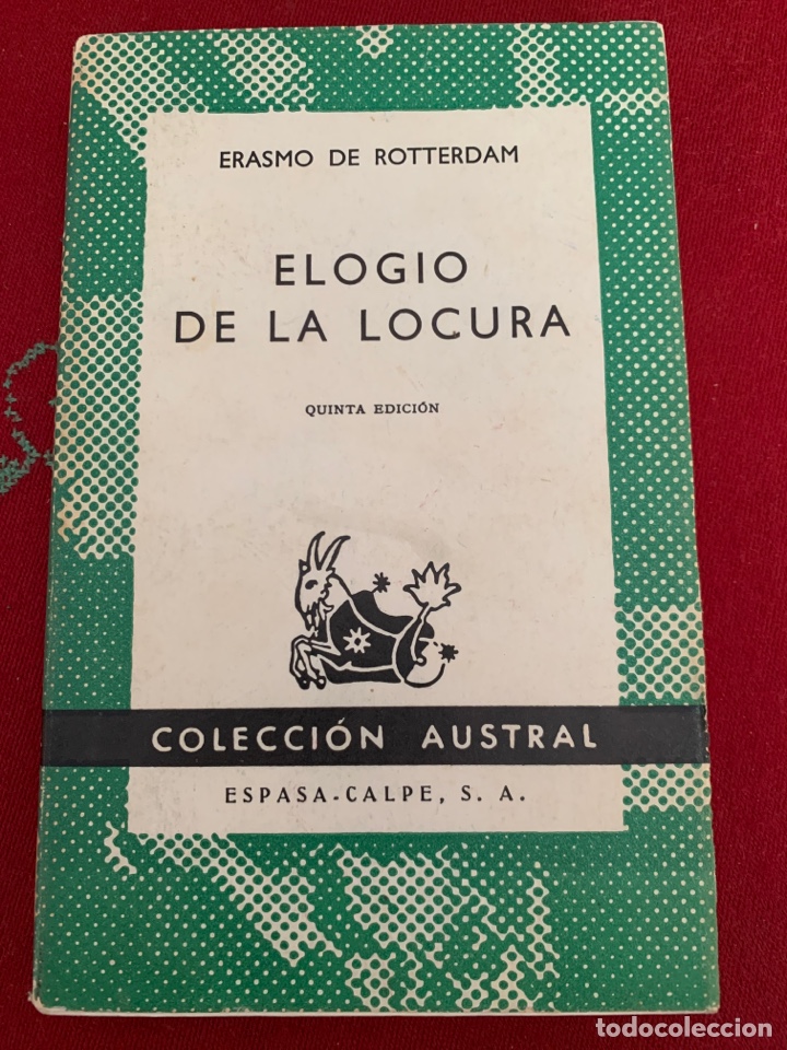 Libros de segunda mano: Elogio de la locura. Erasmo de Rotterdam. - Foto 1
