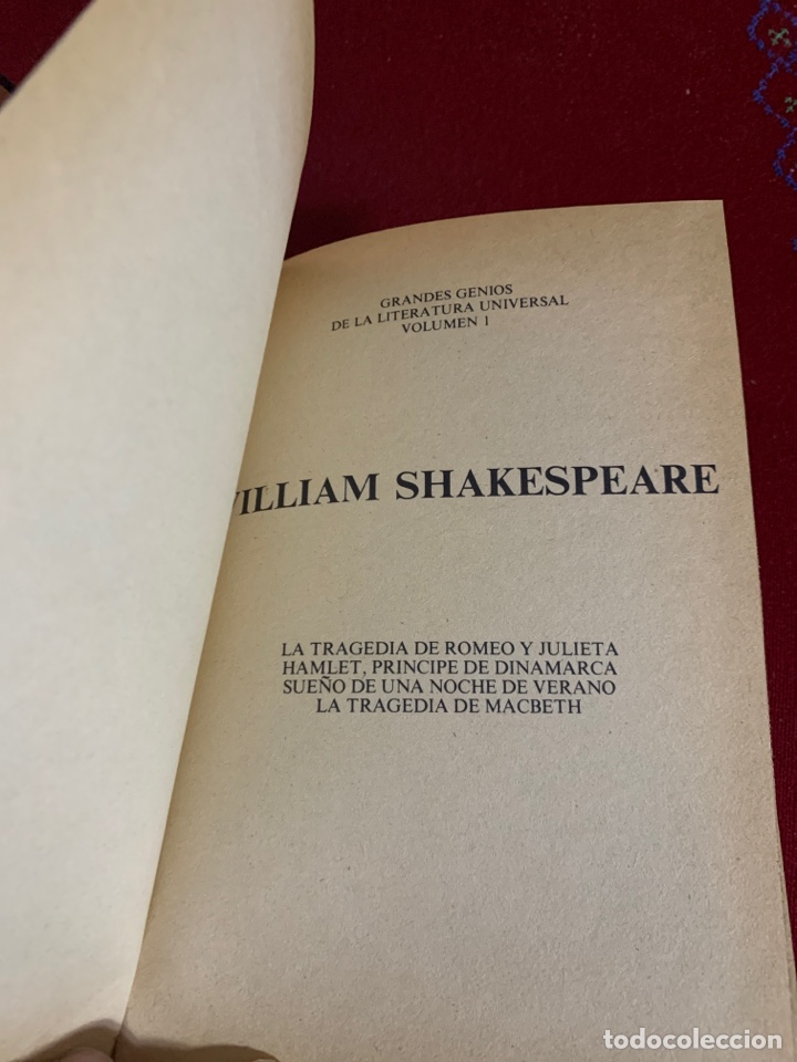 Libros de segunda mano: William Shakespeare. Tragedias. - Foto 5