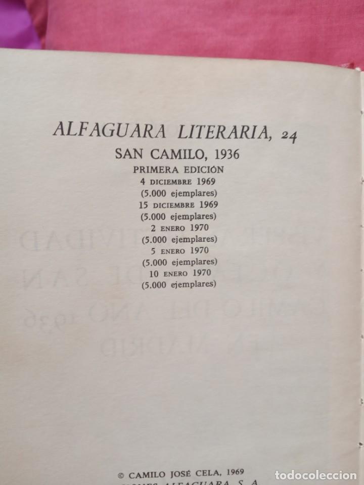 Libros de segunda mano: CAMILO JOS&Eacute; CELA - SAN CAMILO, 1936 - 1969 - Foto 3