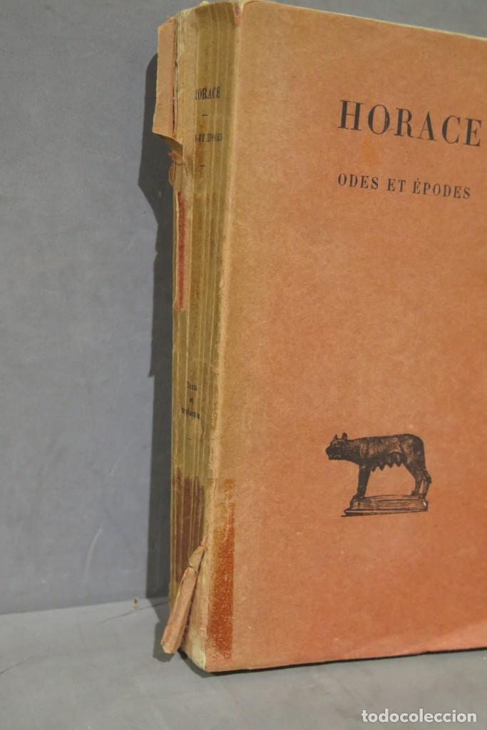 Libros de segunda mano: Odes et &eacute;podes. HORACE - Foto 2