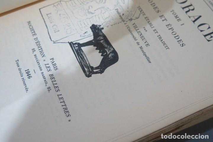 Libros de segunda mano: Odes et &eacute;podes. HORACE - Foto 3