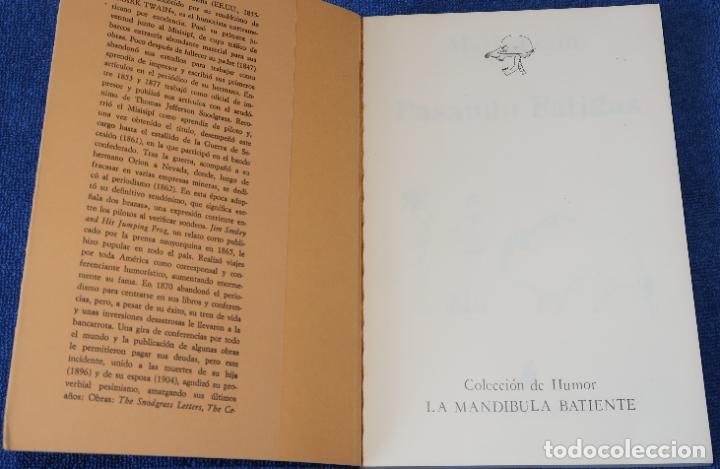 Libros de segunda mano: Pasando Fatigas - Mark Twain - Ediciones Mascar&oacute;n (1982) - Foto 2