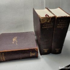 Libros de segunda mano: LIBROS VICENTE BLASCO IBÁÑEZ OBRAS COMPLETAS 3 TOMOS AGUILAR 1966. Lote 318809918