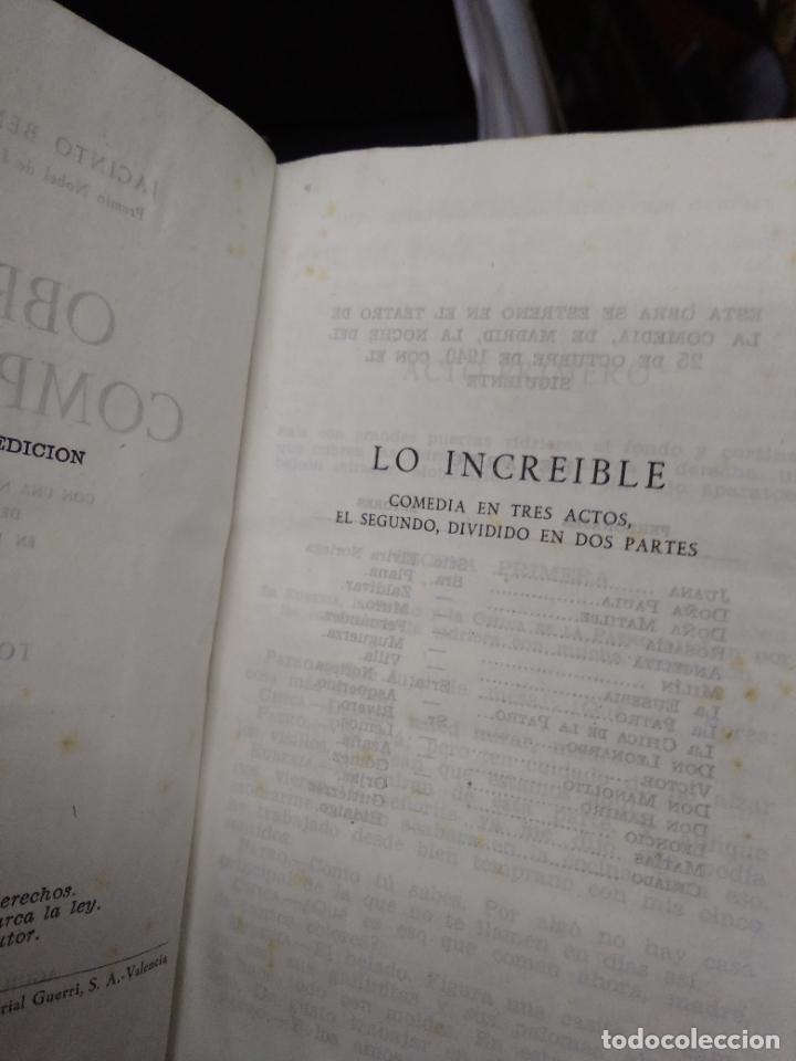 Libros de segunda mano: Obras completas (tomo VIII), Jacinto Benavente. REI-465 - Foto 3