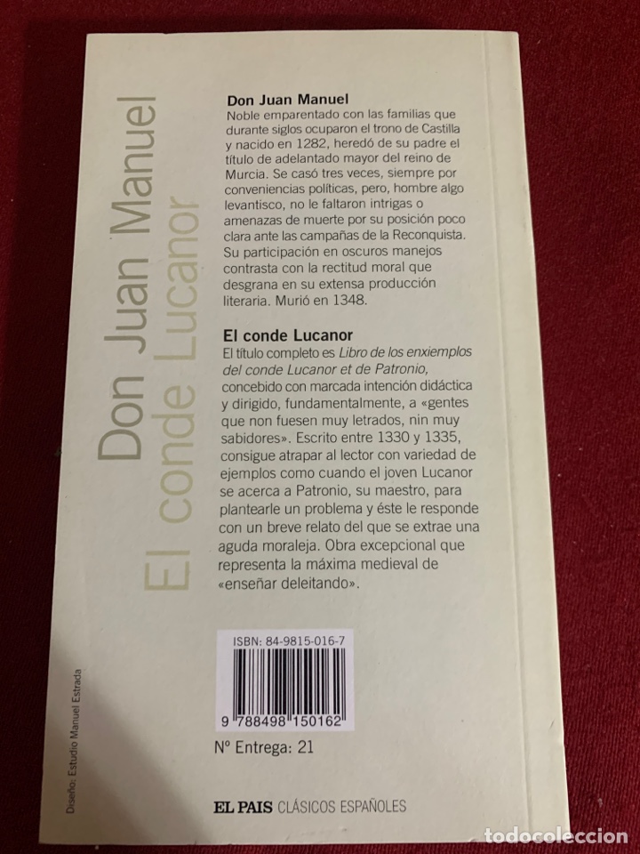 Libros de segunda mano: El conde Lucanor. Don Juan Manuel. - Foto 2