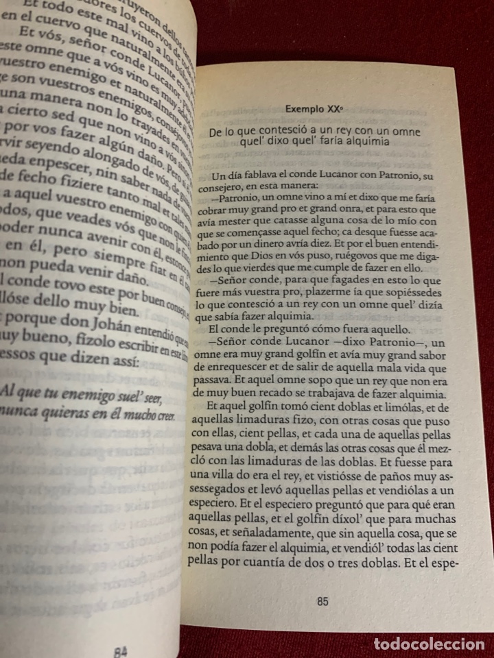 Libros de segunda mano: El conde Lucanor. Don Juan Manuel. - Foto 10
