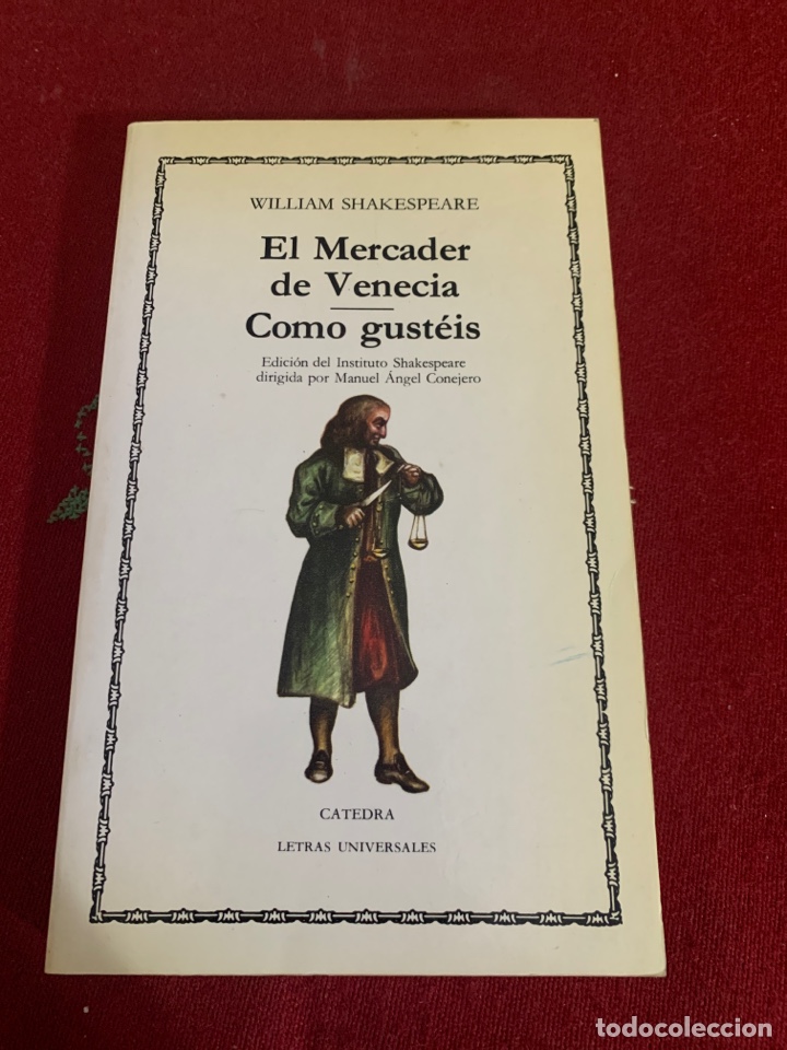 Libros de segunda mano: El Mercader de Venecia / Como gust&eacute;is. William Shakespeare. - Foto 1