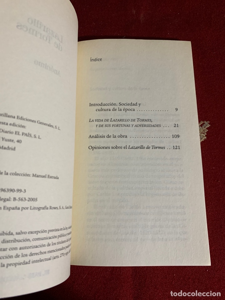 Libros de segunda mano: Lazarillo de Tormes. An&oacute;nimo. - Foto 3