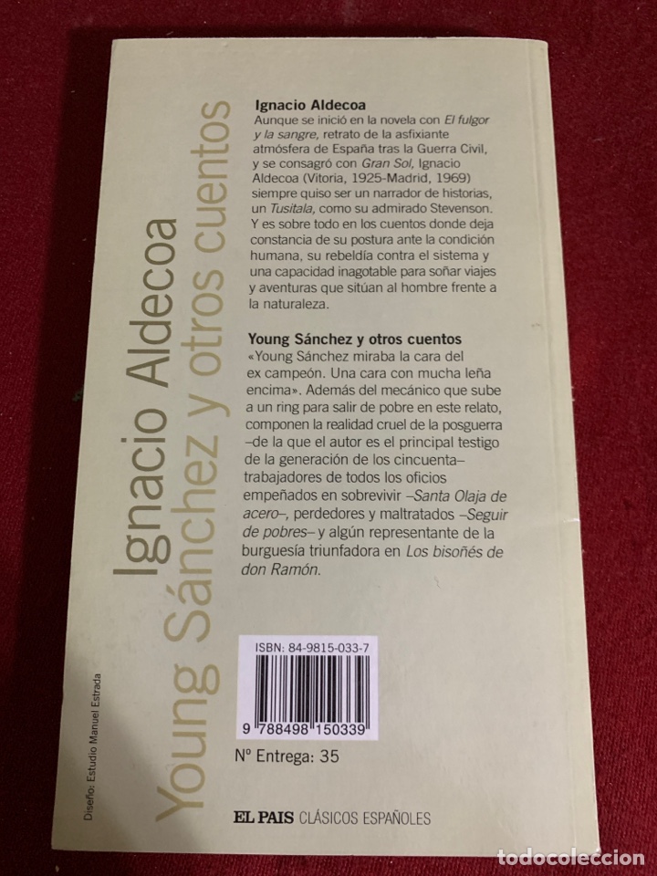 Libros de segunda mano: Young S&aacute;nchez y otros cuentos. Ignacio Aldecoa. - Foto 2